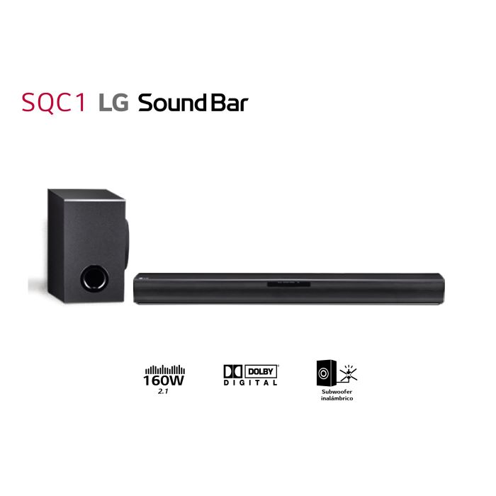 BARRA SONIDO + SUBWOOFER SQC1 (LG)